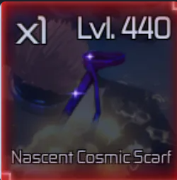 NASCENT COSMIC SCARF | LEGENDARY | LVL 300+ | JUJUTSU INFINITE