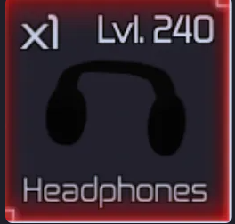 Headphones | Lvl 240 | Legendary Accessory | Jujutsu Infinite