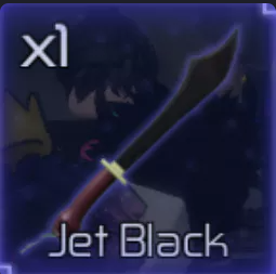 Jet Black | Sword | Special Grade | Lvl 350 Needed | Jujutsu Infinite