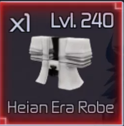 Heian Era Robe (Lvl. 240) | Armor (Shirt) | Legendary | Jujutsu Infinite