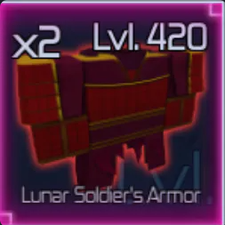 ⛩️LUNAR SOLDIER ARMOR | LVL 300+ NEEDED | UNOBTAINABLE | JUJUTSU INFINITE⛩️