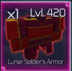 ⛩️ LUNAR SET (ARMOR-HAT-PANTS) | LVL 300+ | VIA TRADE | JUJUTSU INFINITE⛩️