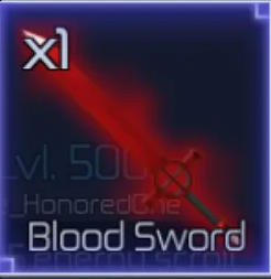 BLOOD SWORD | CURSED WEAPON | LVL.300+ | VIA TRADE | JUJUTSU INFINITE