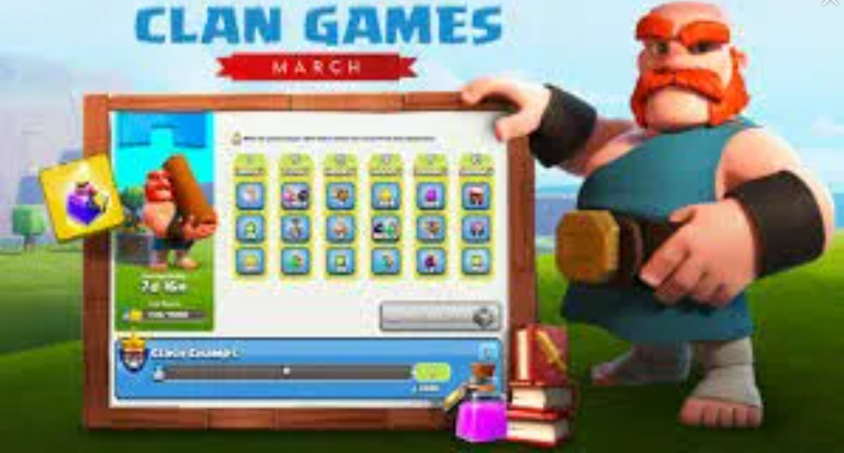 clan game point 50k full | fast delivery