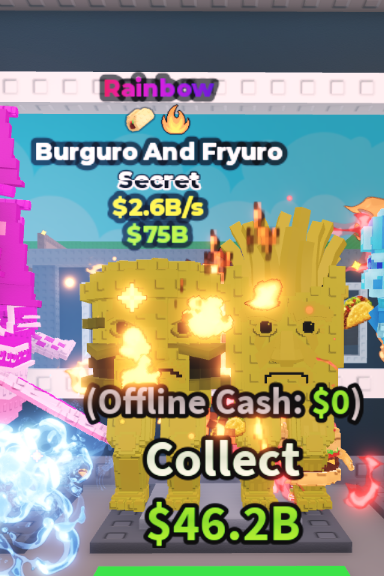 RAINBOW BURGURO AND FRYURO 2.6B/S (TACO + FIRE) – STEAL A BRAINROT – FAST DELIVERY & TRUSTED #R5K8N3