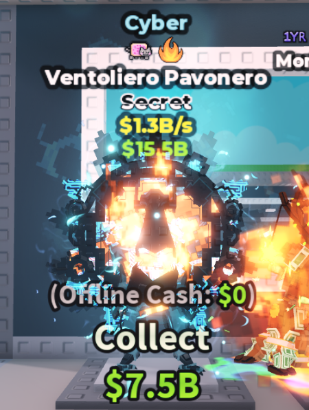 CYBER VENTOLIERO PAVONERO 1.3B/S (NYANCAT + FIRE) – STEAL A BRAINROT – FAST DELIVERY & TRUSTED #Z5K8N4