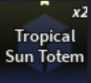 1x TROPICAL SUN TOTEM ( POP ) | LIMITED TOTEM | FISCHFEST2
