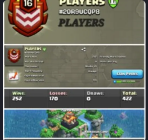 PLAYERS !! LEVEL 16.9 !! WIN 252 LOSS 170 !! CAPITAL PEAK 7 !! GOLD LEAUGE 1 !! MOST DEMANDING NAME !! PERFECT NAME !! C