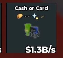 BS9815 Cash or Card 1.3B/s