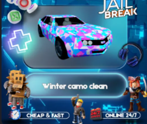 JailBreak > Winter Camo TEXTURE Clean > RBL