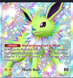 [ENG/JP/CHT/GER/FRA/SPA/POR/ITA/KR] 2 Star Shiny Jolteon ex ⭐️ - B3 [All language]