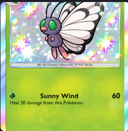 [ENG/JP/CHT/GER/FRA/SPA/POR/ITA/KR] 1 Star Shiny Butterfree ⭐ - B3b [All language]