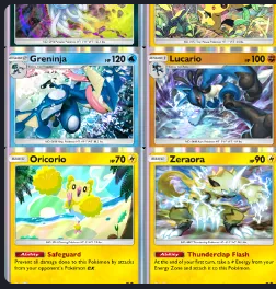 [ENG/JP/CHT/GER/FRA/SPA/POR/ITA/KR] Any 3-diamond card | Nihilego | Pichu | Greninja | Lucario | Oricorio | Zeraora etc.
