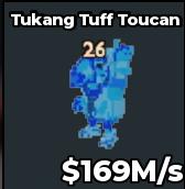 BS9823 touf toucan diamond with rare trait (26 trait)
