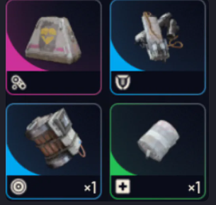 PVP bundle 10 Looting MK.3 Survivor Augment 10 Medium shield 30 Trigger Nade 50 Herbal Bandage