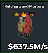 BS9826 ketchuru and musturu 637.5m/s with rare trait (reinder trait) very cheap and fast delivery