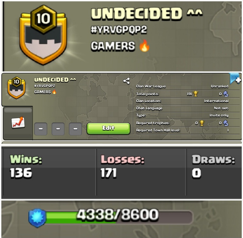 UNDECIDED !! LEVEL 10 !! UNRANKED !! WIN 136 LOSS 171 !! GOOD NAME !! CHEAP !! INSTANT DELIVERY