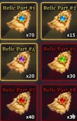 ✅RELIC SET 1-8✅