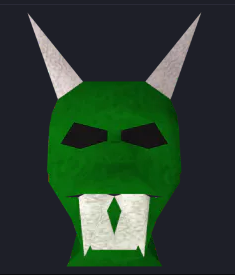 Green Halloween Mask