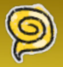 Right Gold Swirl Fleuron