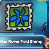 Bee Swarm Simulator | Blue Flower Field Stamp