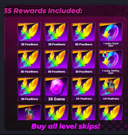 Volleyball Legends>SKIPS>35 Seasonal Tiers