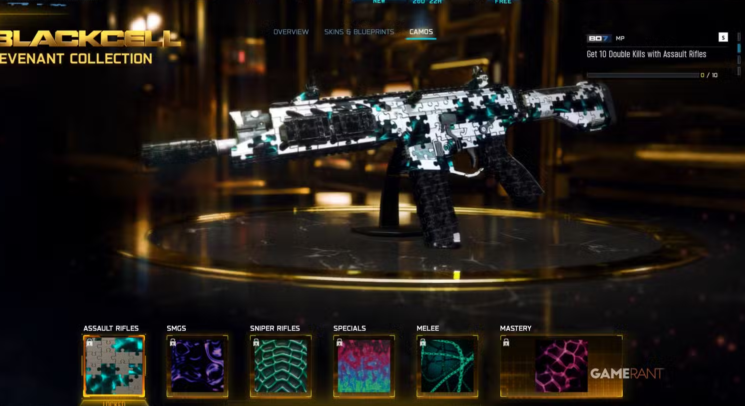 Blackcell Season 6 All camos challenges completion