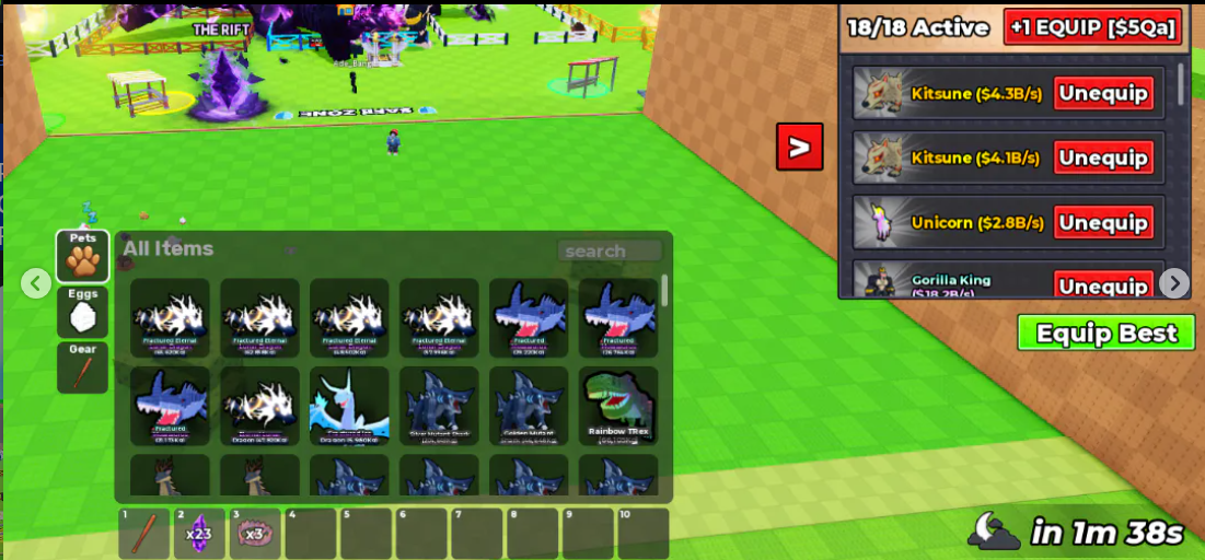60B/S INCOME | ⚡ 9B/S HIGH SPEED | PREMIUM ACCOUNT | KITSUNE | UNICORN | ONI TIGER | ETERNAL LUNAR DRAGON | + MORE RARE