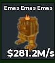 BS9835 281,2M/s Gold Gold Gold | Fire Trait