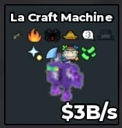 BS9856 La Craft Machine 3B/s with 10 Clean Trait