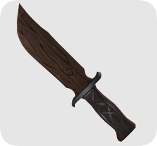 Wood Knife 2023 [MM2] Instant Delivery (24/7 Online )