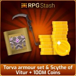 Torva Armour Set Scythe of Vitur 100m Coins 121k Feedback