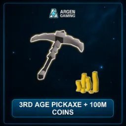 3rd Age Pickaxe 100m Coins