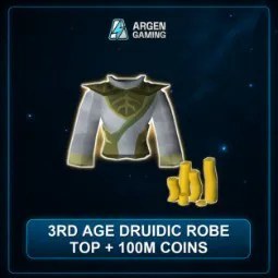 3rd Age Druidic Robe 100m Coins