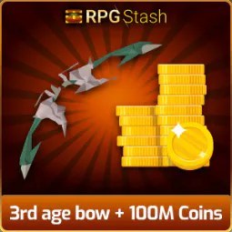 3rd Age Bow 100m Coins 121k Feedback