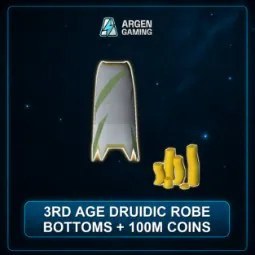 3rd Age Druidic Robe Bottoms 100m Coins