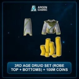 3rd Age Druid Set 100m Coins