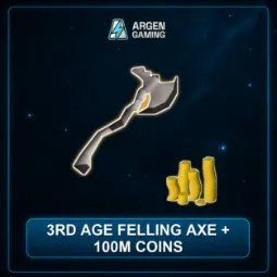 3rd Age Felling Axe 100m Coins