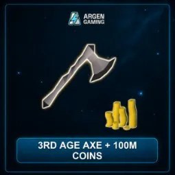 3rd Age Axe 100m Coins