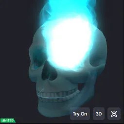 Blue Inferno Skull