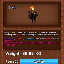 Semi Huge Nightmare Headless Horseman 38.89KG ⚡INSTANT DELIVERY⚡
