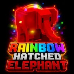 Rainbow Hatched Elephant 61kg Age 100 a Hatch Elephant Rainbow Elephant