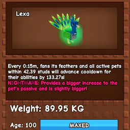 15s Titanic Nightmare Peacock 89.95KG ⚡INSTANT DELIVERY⚡