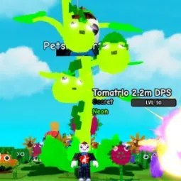 Neon Tomatrio 4 4m Damage 2 2m Dps 10 Secret vs