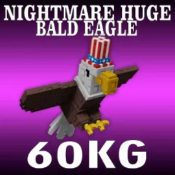 Huge NIghtmare Bald Eagle 60KG | ⚡INSTANT DELIVERY⚡