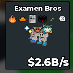 Examen Bros 2.6B/s