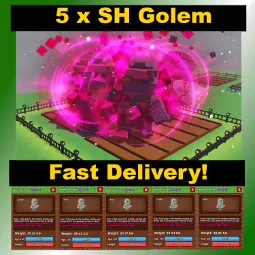 5 x Semi Huge Nightmare Golem 38/39KG ⚡INSTANT DELIVERY⚡