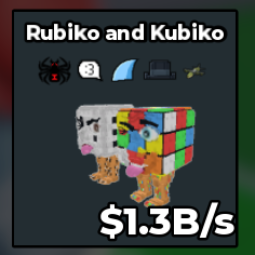 Rubiko and Kubiko 1.3B/s