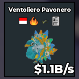 Ventoliero Pavonero 1.1B/s