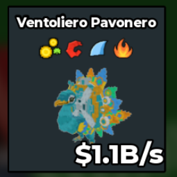 Ventoliero Pavonero 1.1B/s